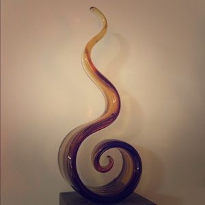 Amber Glass Statuary